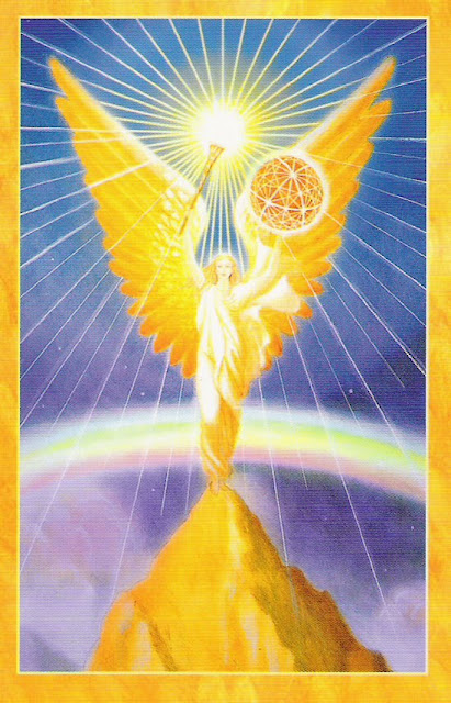 Archangel Oracle Cards back
