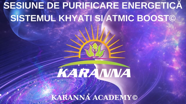 sesiune de purificare energetica