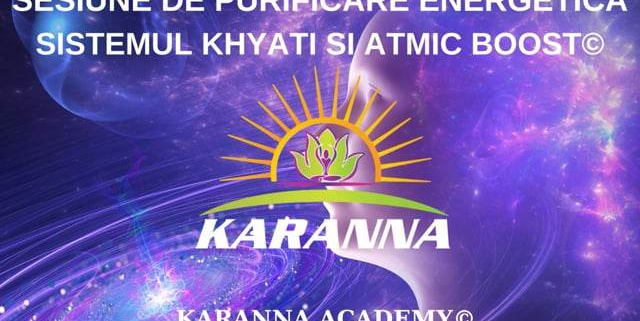 gratuit sesiune de purificare energetica cu sistemul khyati si atmic boost