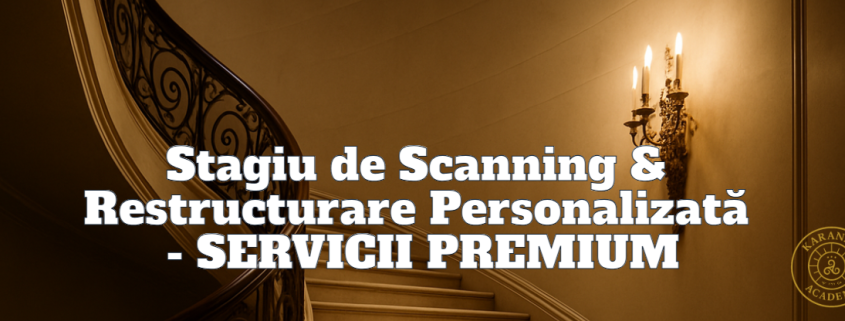 Stagiu de Scanning Restructurare Personalizata SERVICII PREMIUM