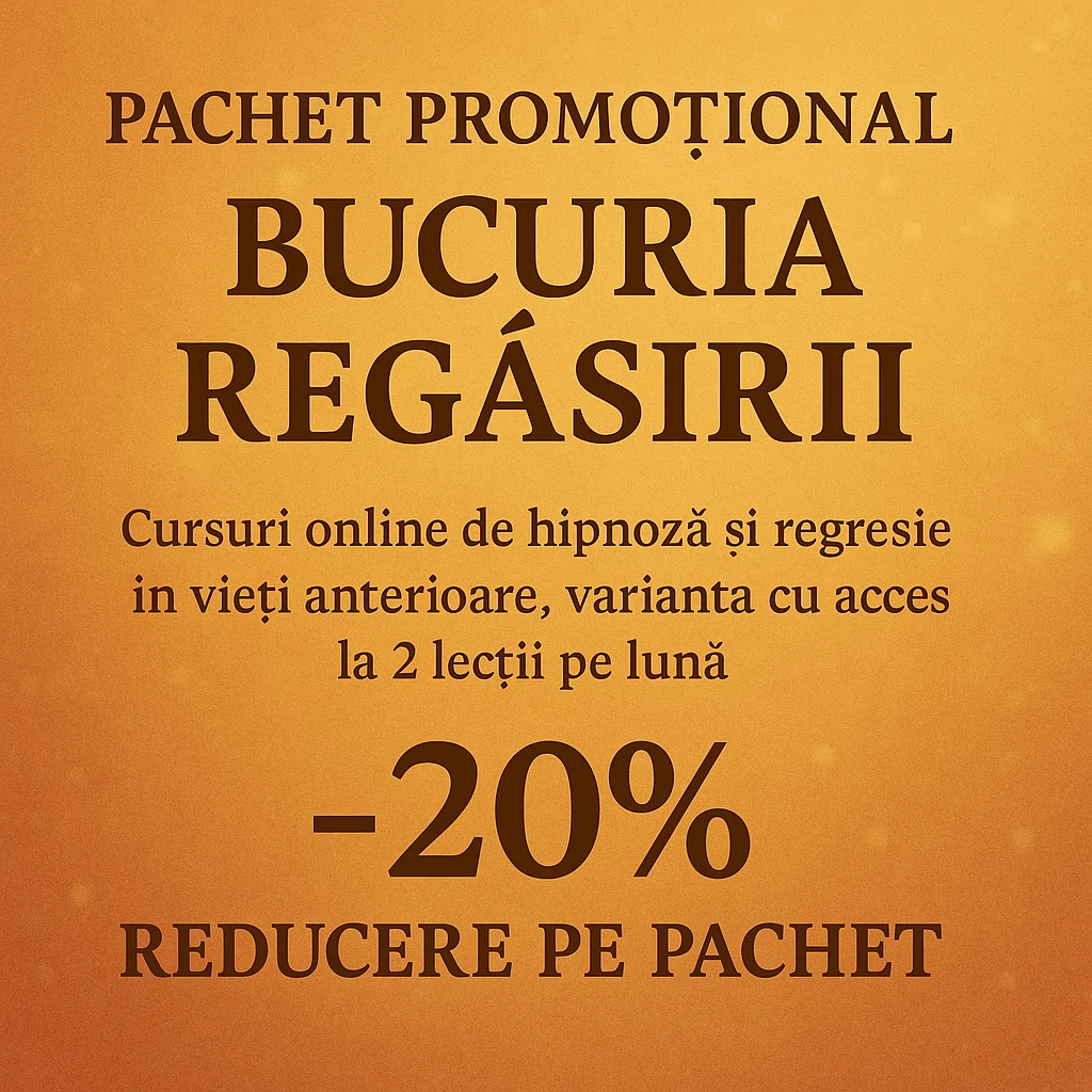 Pachet Promotional Bucuria Regasirii